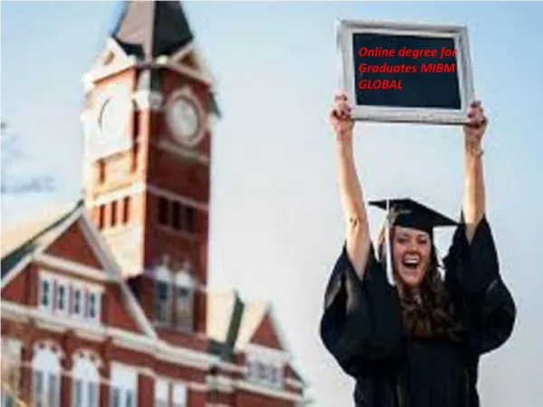 online degree for graduates mibm global