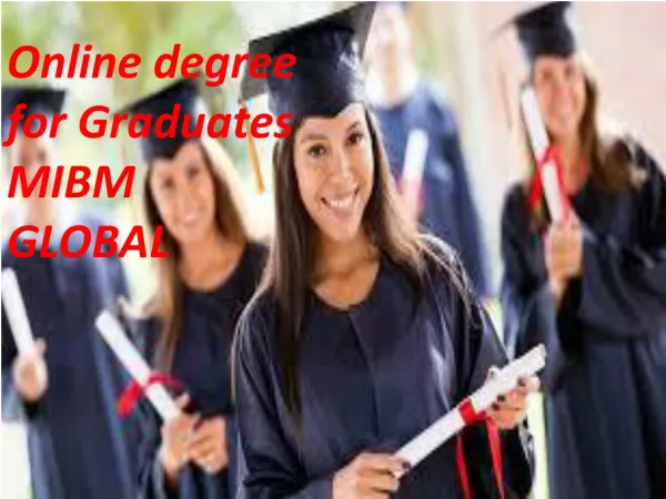 online degree for graduates mibm global