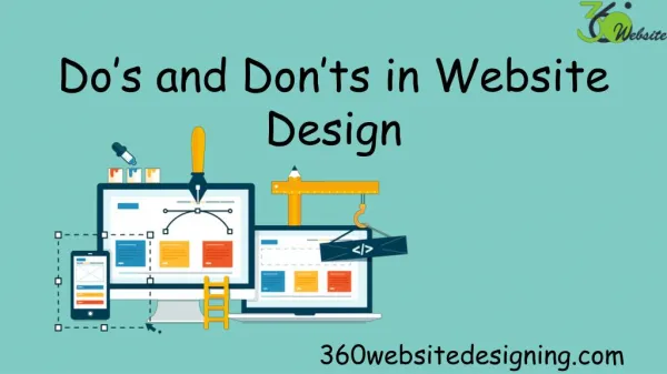 Do's and Don't to keep in mind while designing a website
