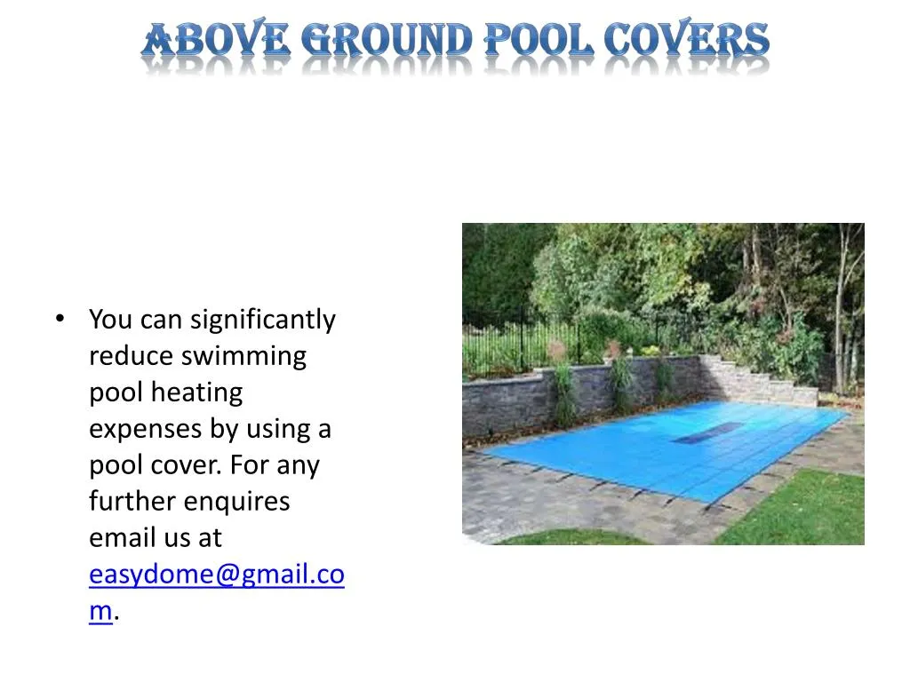above ground pool covers