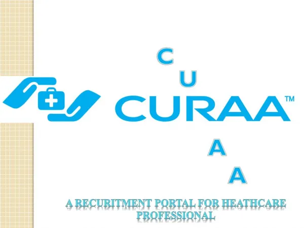 Curaa-Healthcare & Medical Recruitment Portal
