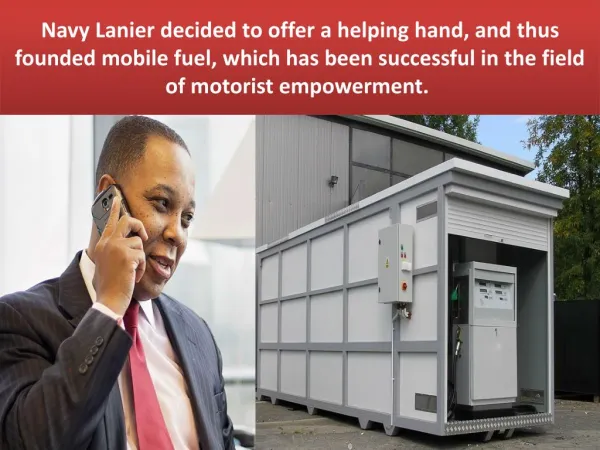 Navy Lanier - A Mobile Fuel Company Founder