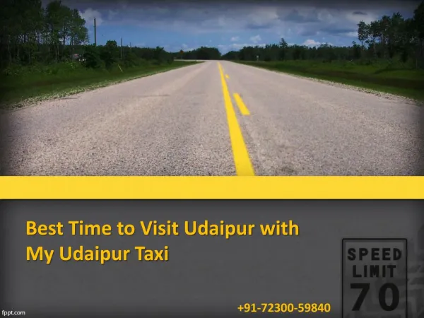 Best Time to Visit Udaipur with My Udaipur Taxi