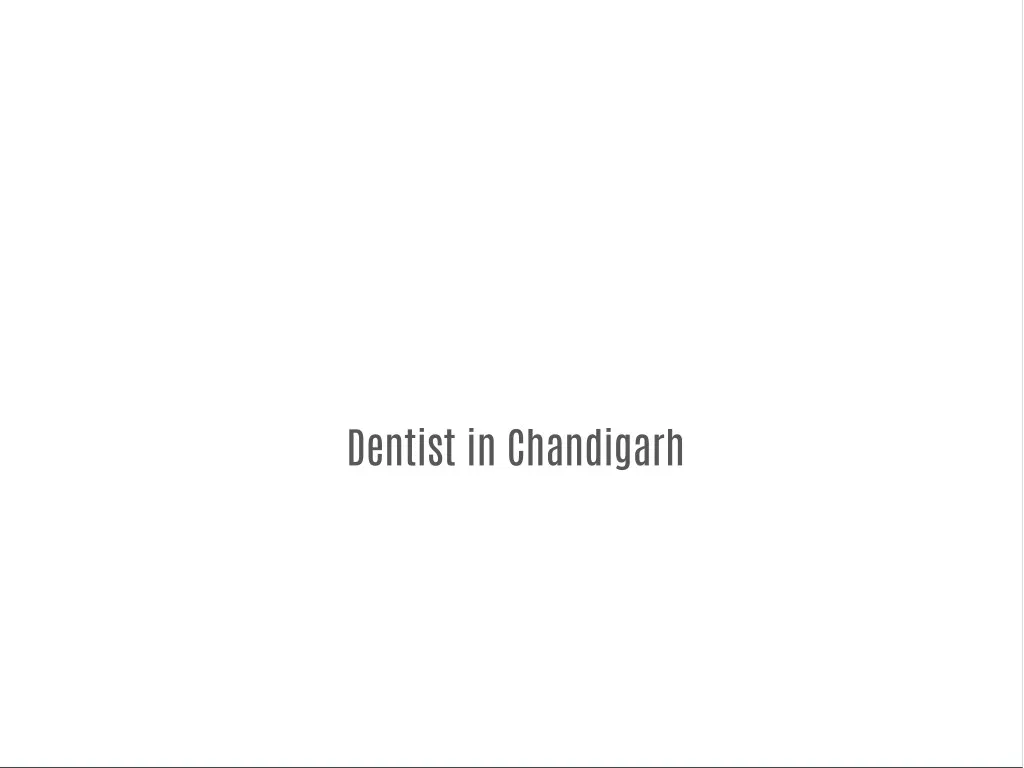 dentist in chandigarh