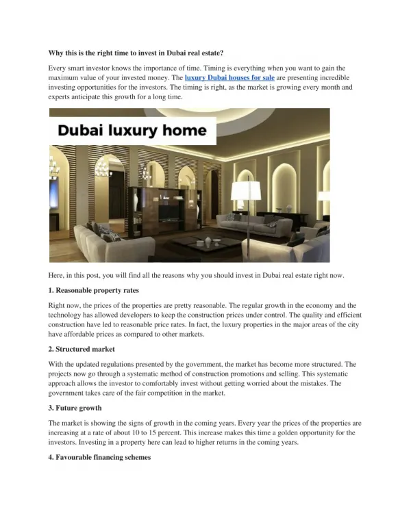 Luxury Real Estate Dubai | Palm Jumeirah Villas | Villas for Sale