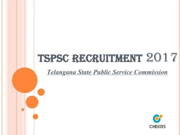 tspsc recruitment 2017