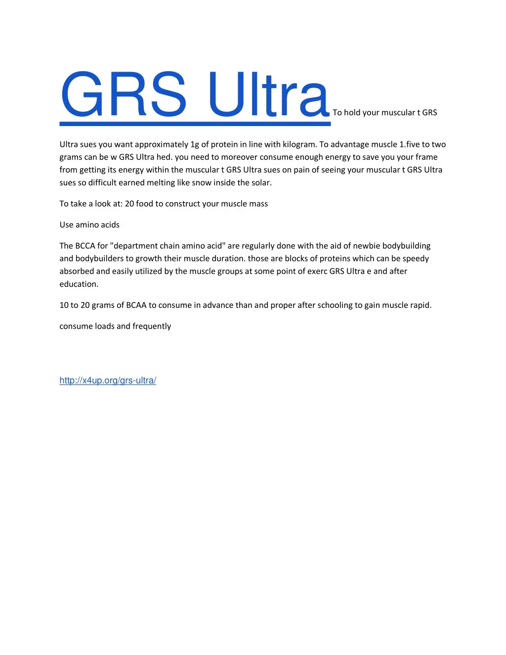 grs ultra to hold your muscular t grs