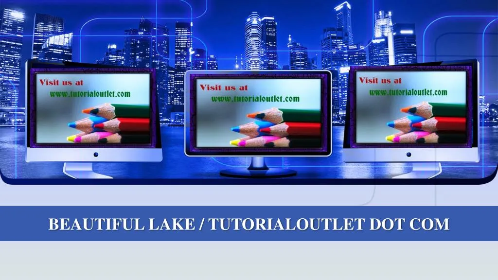beautiful lake tutorialoutlet dot com