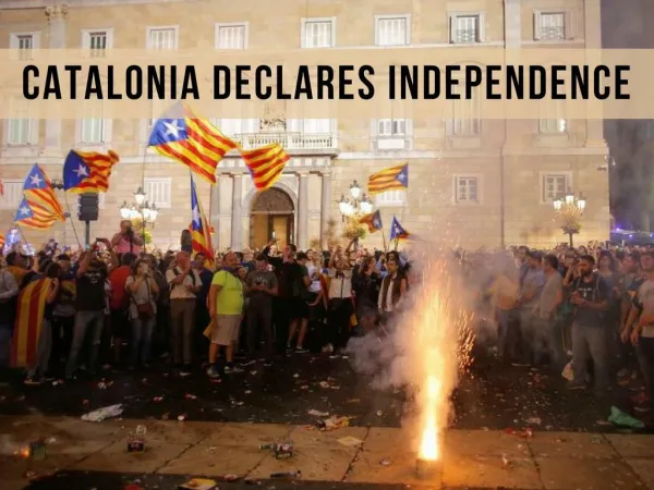 Catalonia declares independence from Spain