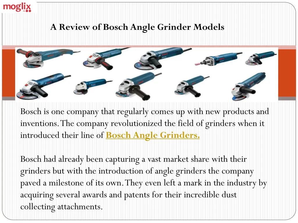 a review of bosch angle grinder models