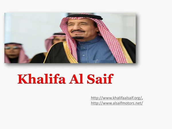 Khalifa Al Saif