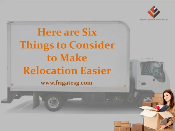 Six Things to Consider to Make Relocation Easier