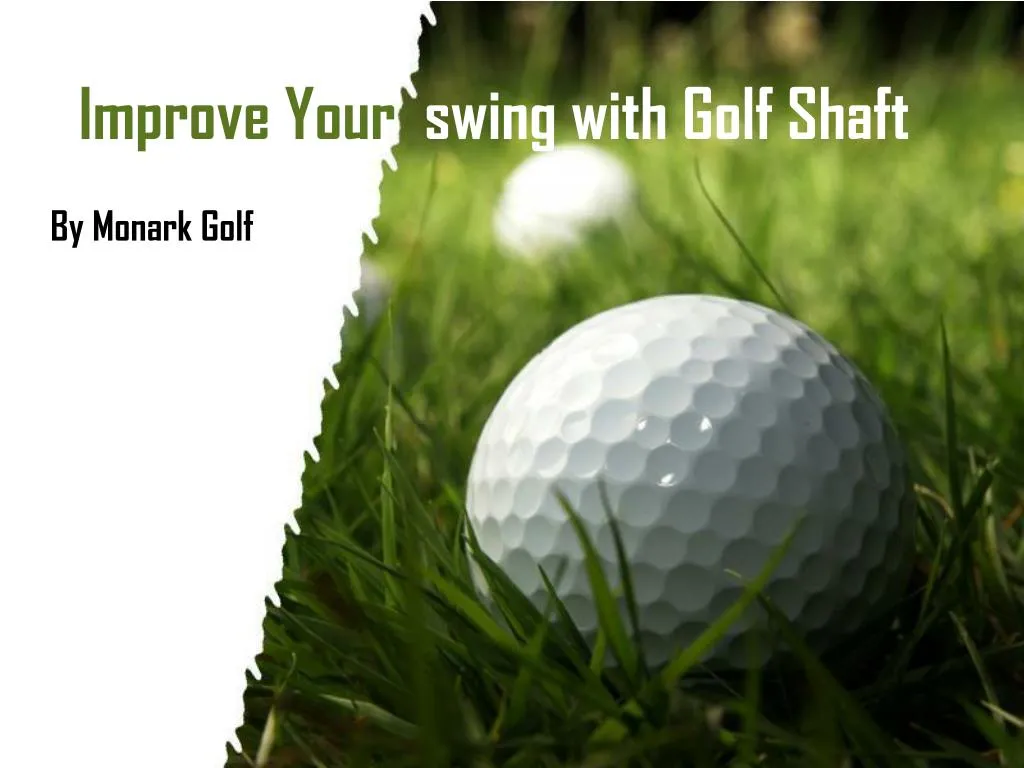 improve your swing with golf shaft by monark golf