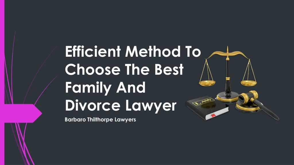 efficient method to choose the best family