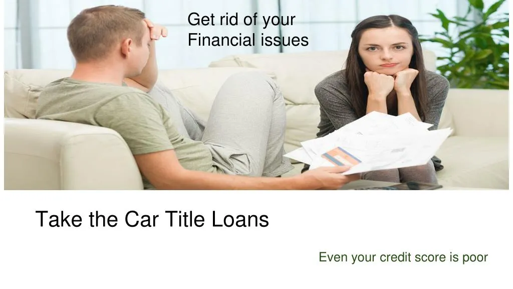 get rid of your financial issues