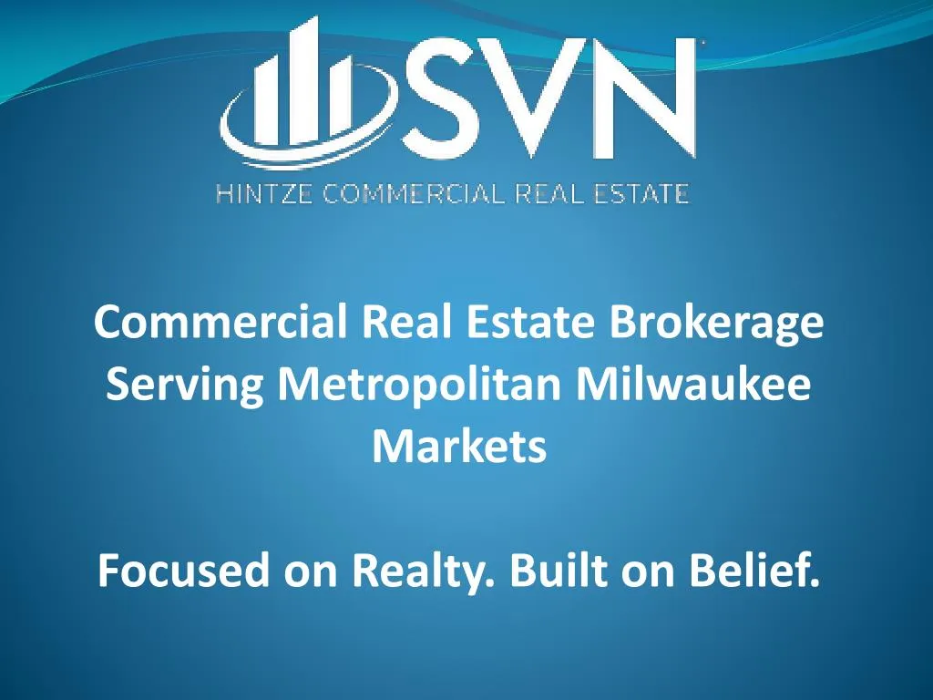 commercial real estate brokerage serving