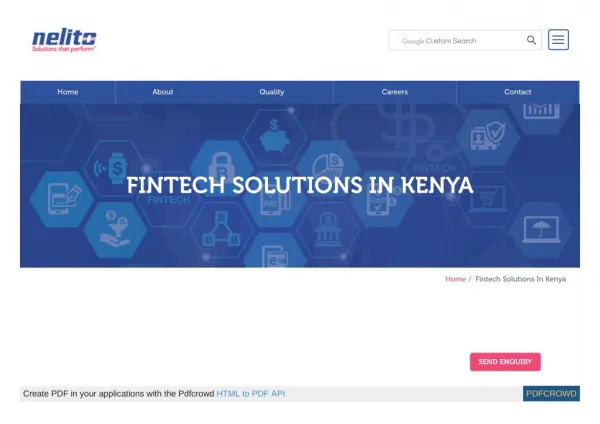 Fintech Solutions In Kenya