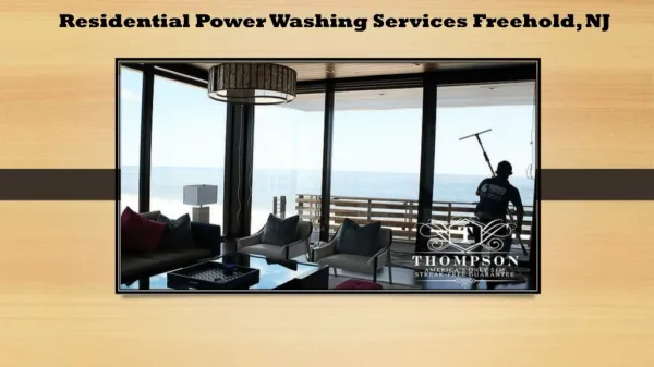 Residential Power Washing Services Freehold, NJ
