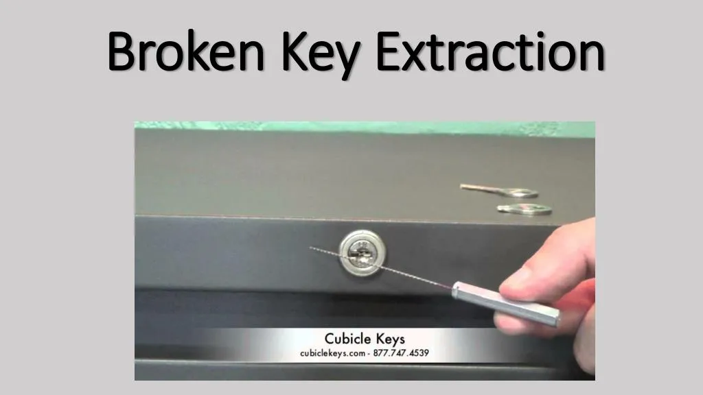 broken key extraction