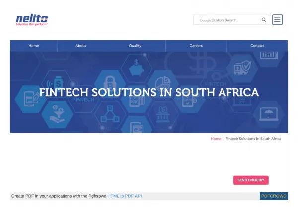 Fintech Solutions In South Africa