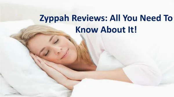 Zyppah Reviews - fightsnoring.net