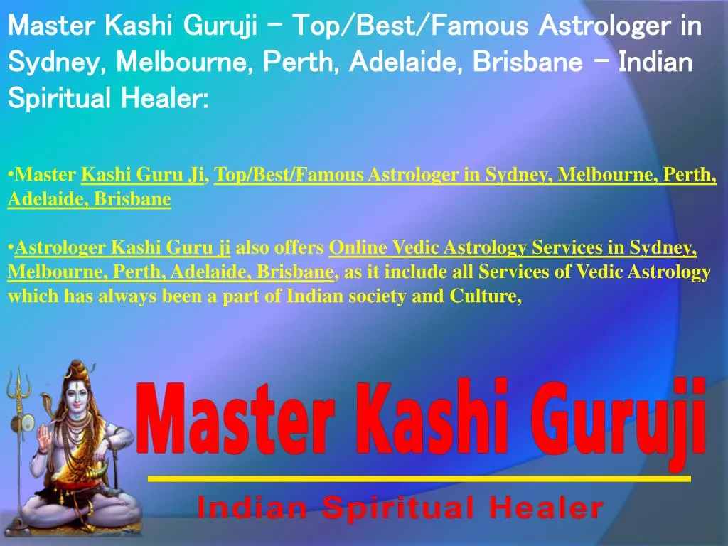 master kashi guruji top best famous astrologer