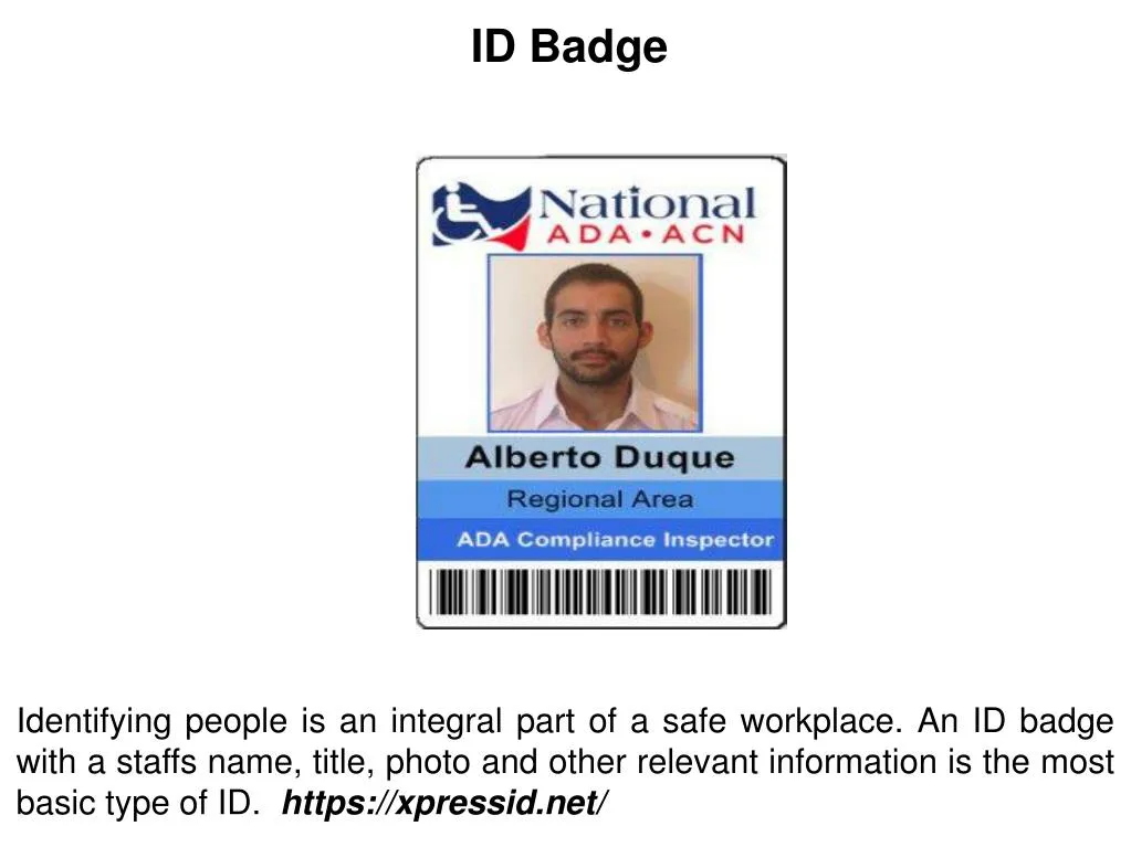 id badge