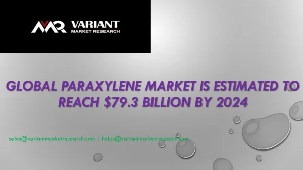 Paraxylene Market