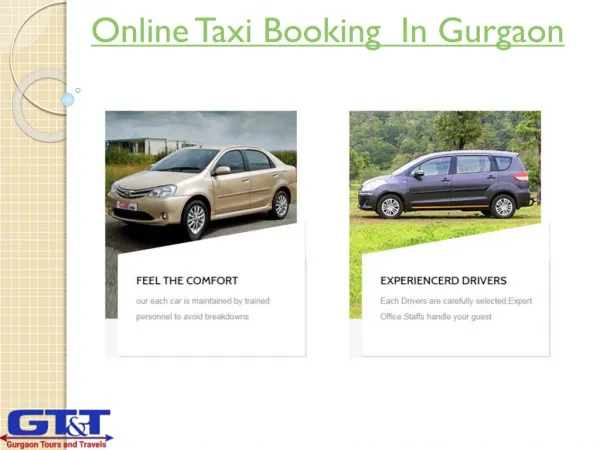 online taxi booking in Gurgaon.