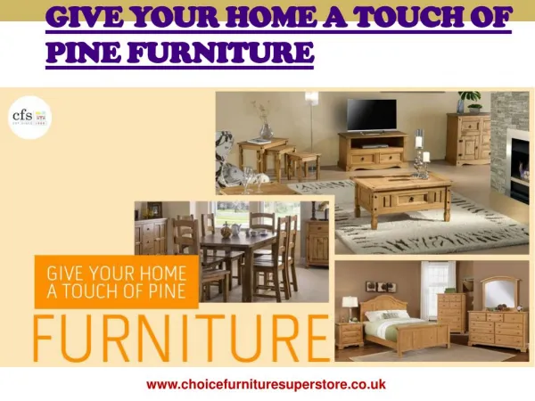 Give Your Home A Touch Of Pine Furniture