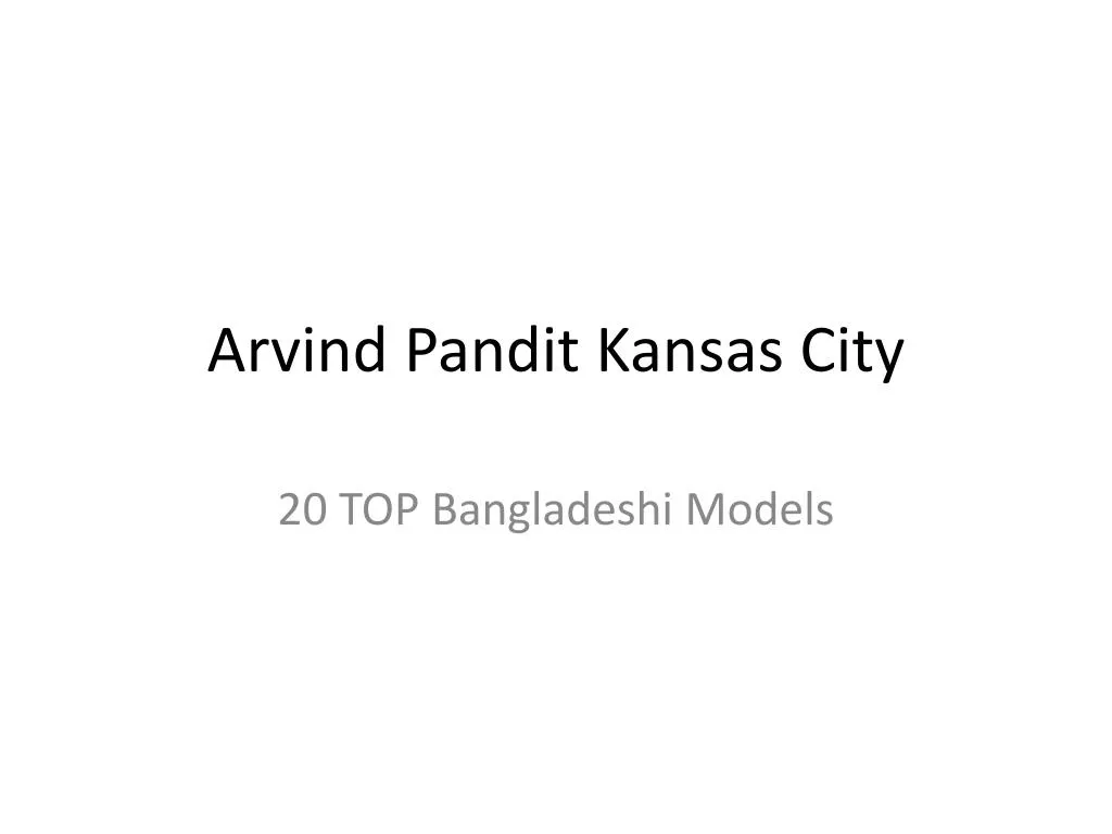 arvind pandit kansas city