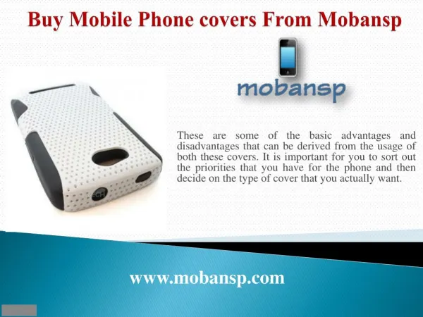 Buy Mobile Phone covers From Mobansp