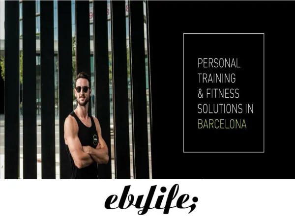 Personal Training and Fitness Solutions in Barcelona