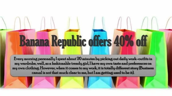 Shop At Banana Republic Through Panda Cashback Website