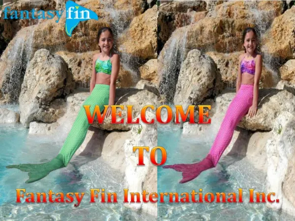 Fantasyfin.com offers swimmable mermaid tails in Canada for your little mermaid
