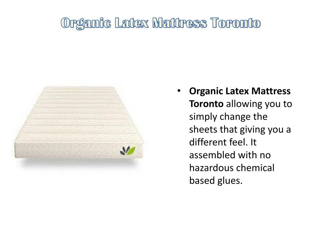 organic latex mattress toronto
