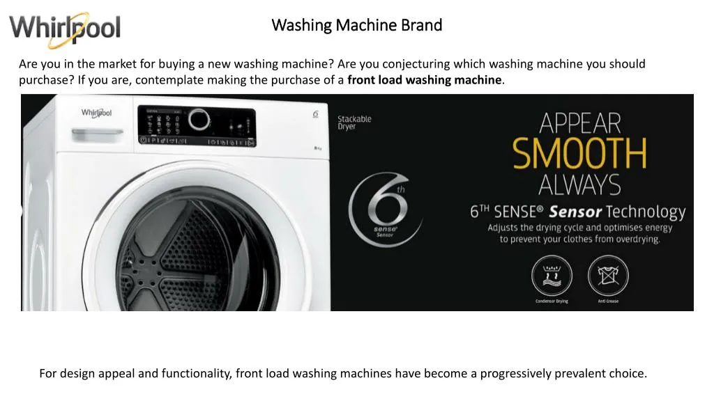 washing machine brand