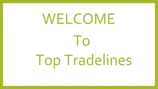 Buy Tradelines