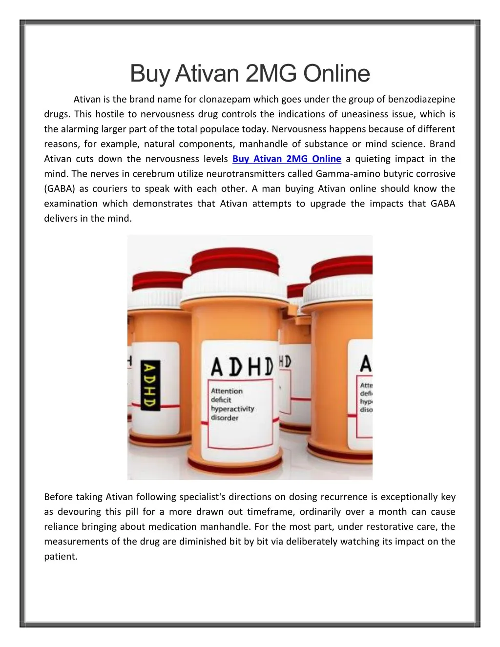 buy ativan 2mg online