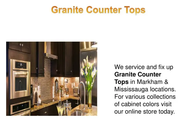 Granite Counter Tops