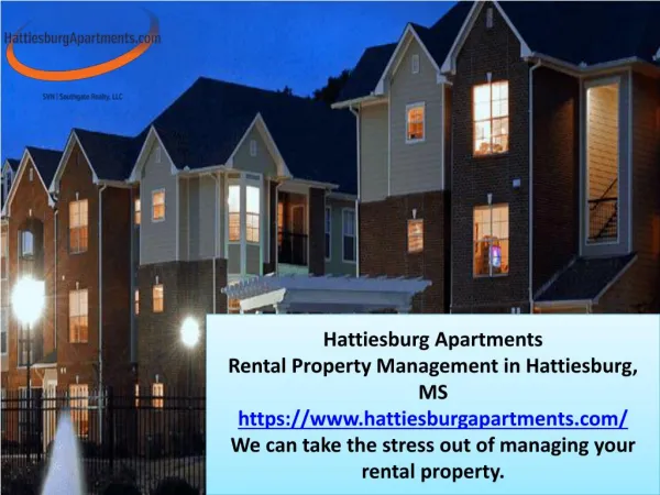 Rental Property Management in Hattiesburg