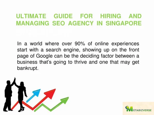 ULTIMATE GUIDE FOR HIRING AND MANAGING SEO AGENCY IN SINGAPORE