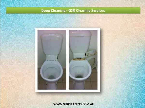 Deep Cleaning - GSR Cleaning Services