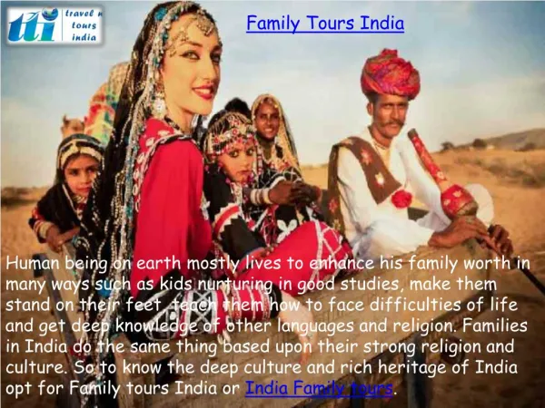 Family Tours India