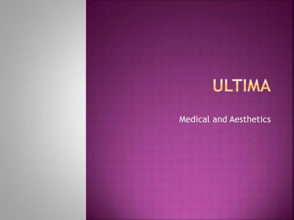 Ultima medical aesthetics