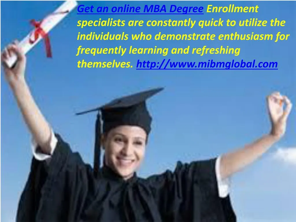 get an online mba degree enrollment specialists