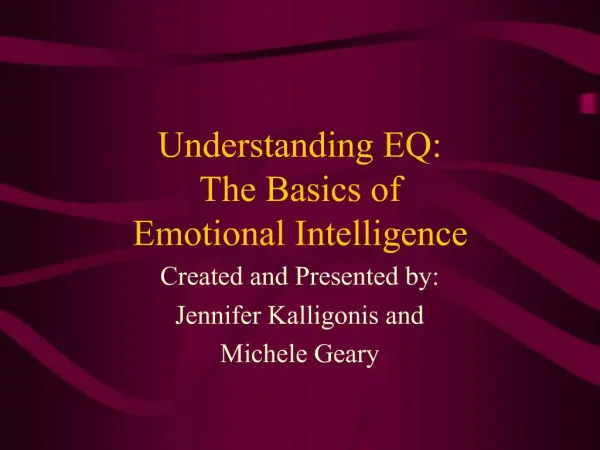 Understanding EQ: The Basics of Emotional Intelligence
