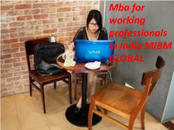 Mba for working professionals in India profession in the flight industry