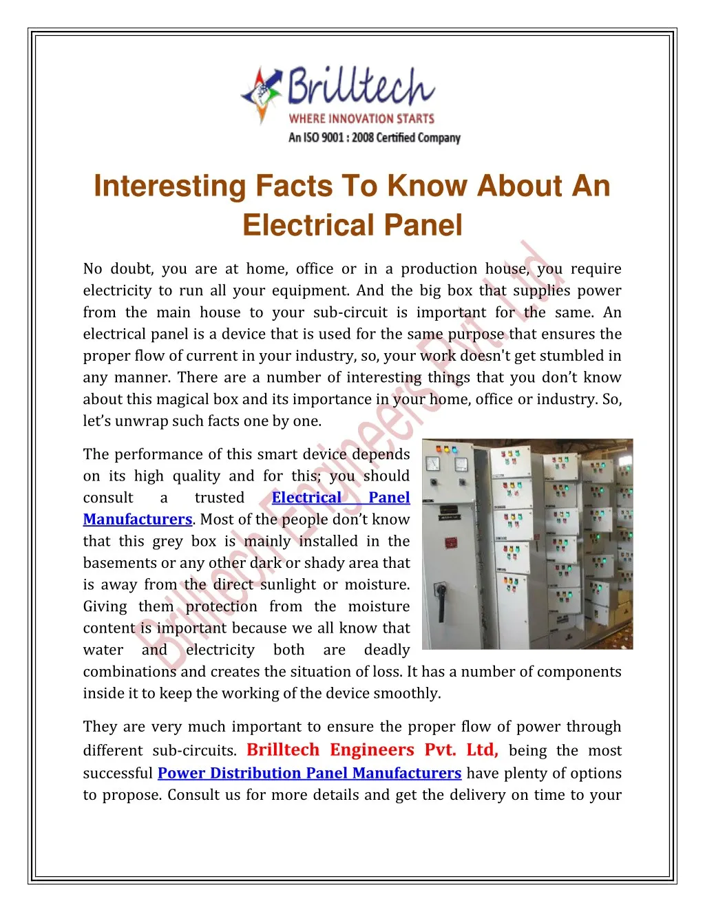 interesting facts to know about an electrical