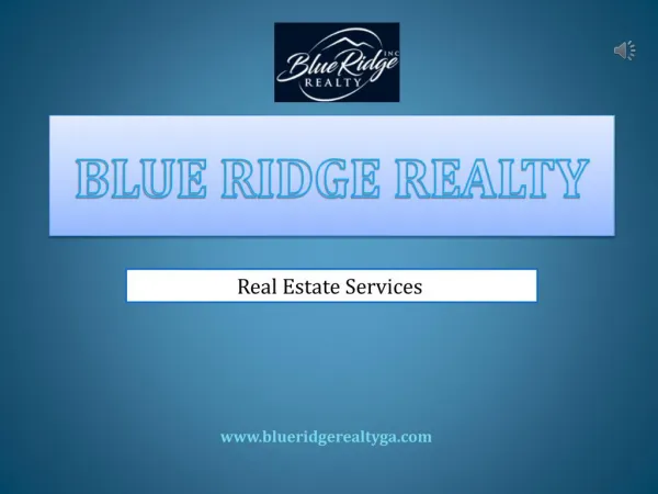 North GA Mountain Realty- Blue Ridge Reality Inc